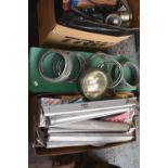 Assorted spot lights, spot light/head light embelishers, and other similar items (qty)