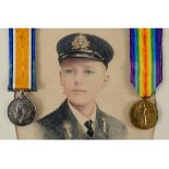 Hanwell Family: A British War Medal and Victory Medal pair, awarded to Midshipman Meynell Osborne