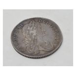 A Charles II shilling, 1663
