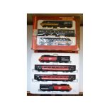 A Hornby 00 gauge High Speed Train Pack, R332, and two other packs, boxes damaged (3)