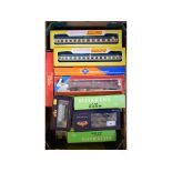 Assorted 00 gauge carriages and rolling stock, all boxed (box)