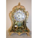 A Louis XVI style bracket clock, the 17 cm diameter dial signed Jean Laroys a Paris, fitted an eight