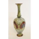 A Royal Doulton stoneware vase, 8572, 20 cm high, a Bing and Grondahl vase, two Royal Copenhagen