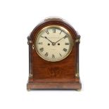A 19th century bracket clock, the 19.5 cm diameter painted dial signed William Constable, London,