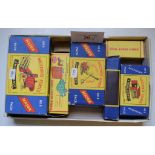 A Matchbox Major No. 5 pack, three others and two Dinky toys, all boxed (6)