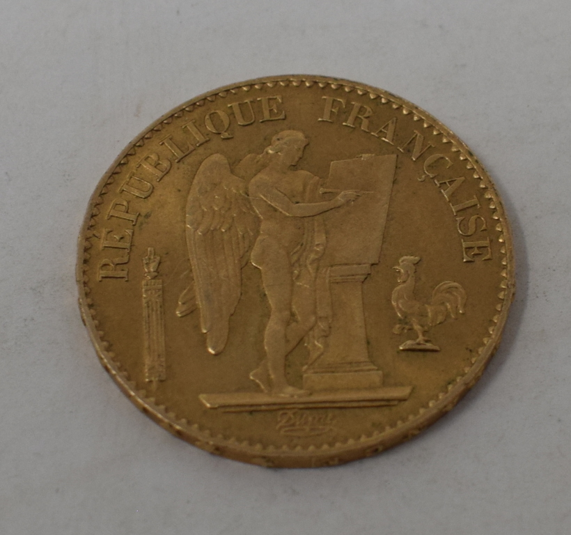A French gold 20 francs, 1878 - Image 2 of 2