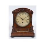An early 19th century mantel clock, the painted dial with Roman numerals signed Andrew Royston,