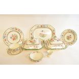 A Copeland Spode Chinese Rose pattern part dinner service (2 boxes)