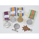 A group of three medals, awarded to 10498 Cpl L-Sjt J T Dashfield RE, comprising a LS & GC, a