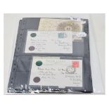 A group of GB postal history, a group of 24 items with EVII holograms, GVI FDCs etc