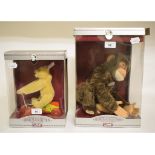 A Steiff Museum Collection limited edition chimpanzee, 863/4000, 401213, boxed, and a similar