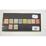 EXTRA LOT: A set of mint Queen Victoria Jubilee stamps, S.G. 71 onwards, lacks 5d