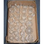 LOT WITHDRAWN Assorted part suites of Baccarat drinking glasses (box)