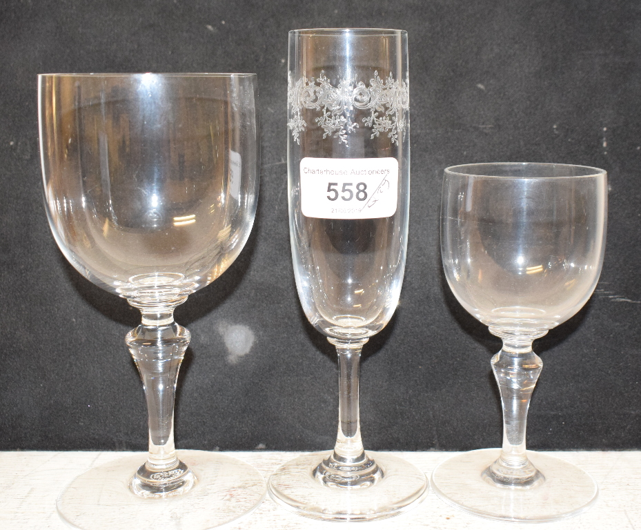 LOT WITHDRAWN Assorted part suites of Baccarat drinking glasses (box) - Bild 5 aus 5