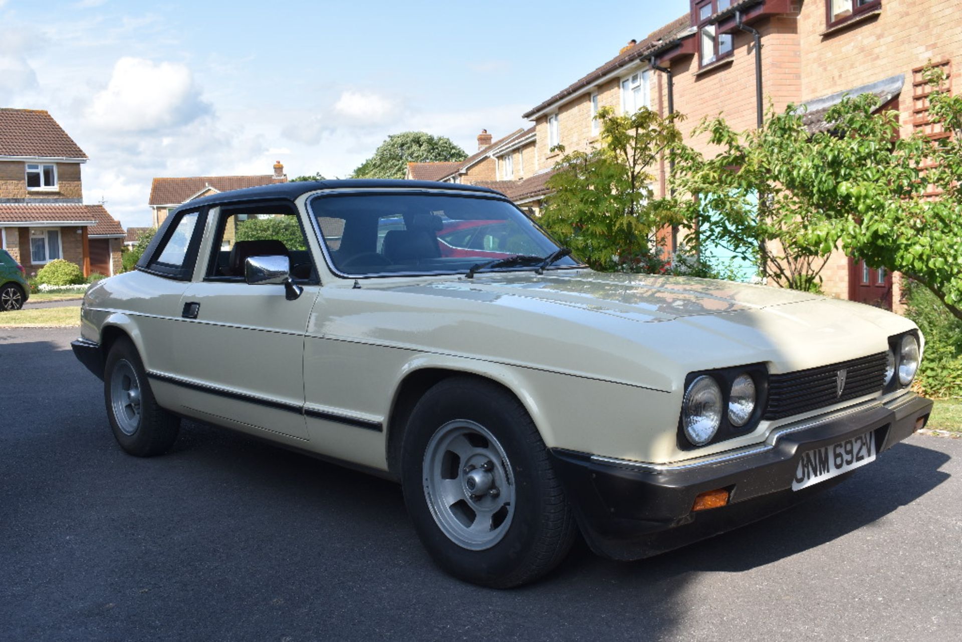 A 1980 Reliant Scimitar GTC, registration number ONM 692V, Champagne. The GTC is a rare car as - Image 2 of 6