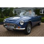 A 1969 MG C roadster, registration number VFH 536G, chassis number GCN1/7134G, engine number 29G/