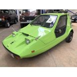 A 1972 Bond Bug 700ES, registration number YTA 181L, chassis number BB61884, Lime green. The