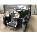 A 1936 Talbot 75 sports special, registration number DGW 578, chassis number 2529, engine number 27,