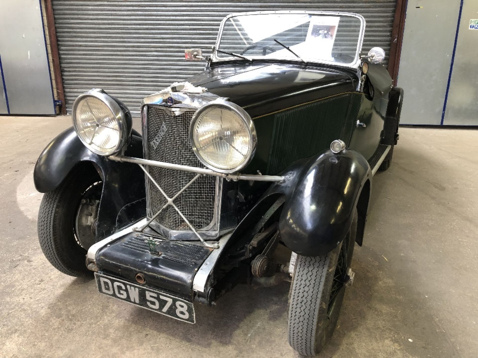 A 1936 Talbot 75 sports special, registration number DGW 578, chassis number 2529, engine number 27,