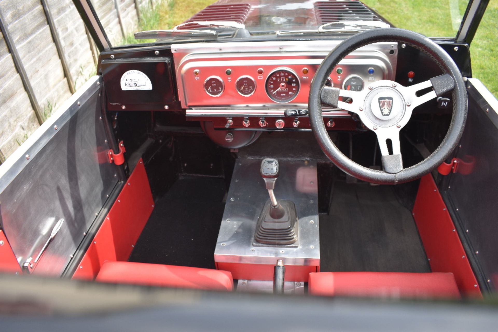 A 1984 Dutton V8 hot rod inspired kit car, registration number Q73 JDV, black. Our vendor has - Image 4 of 6