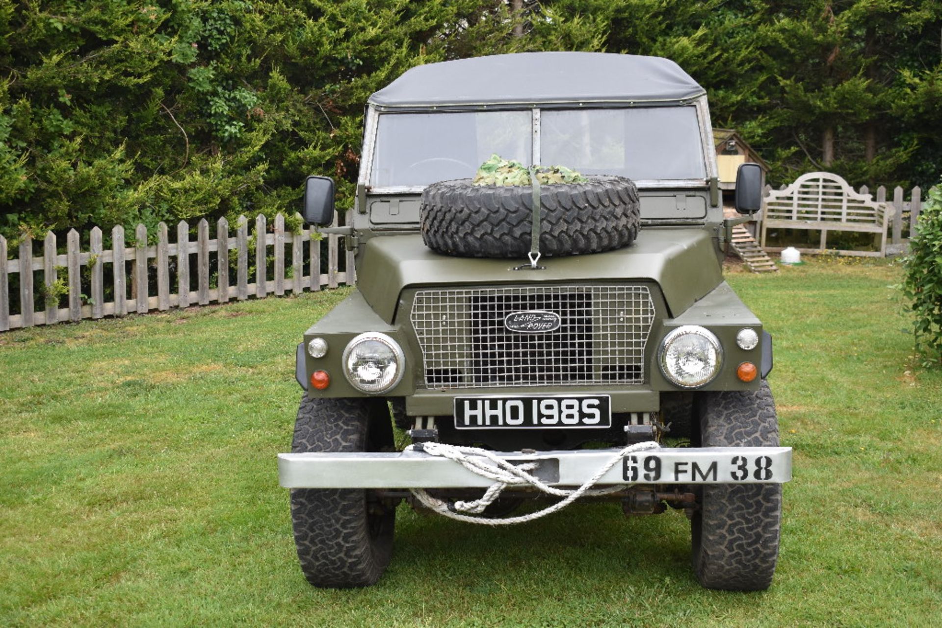 A 1974 Land Rover Series III military lightweight 1/2 ton utility truck, registration number HHO - Image 6 of 6