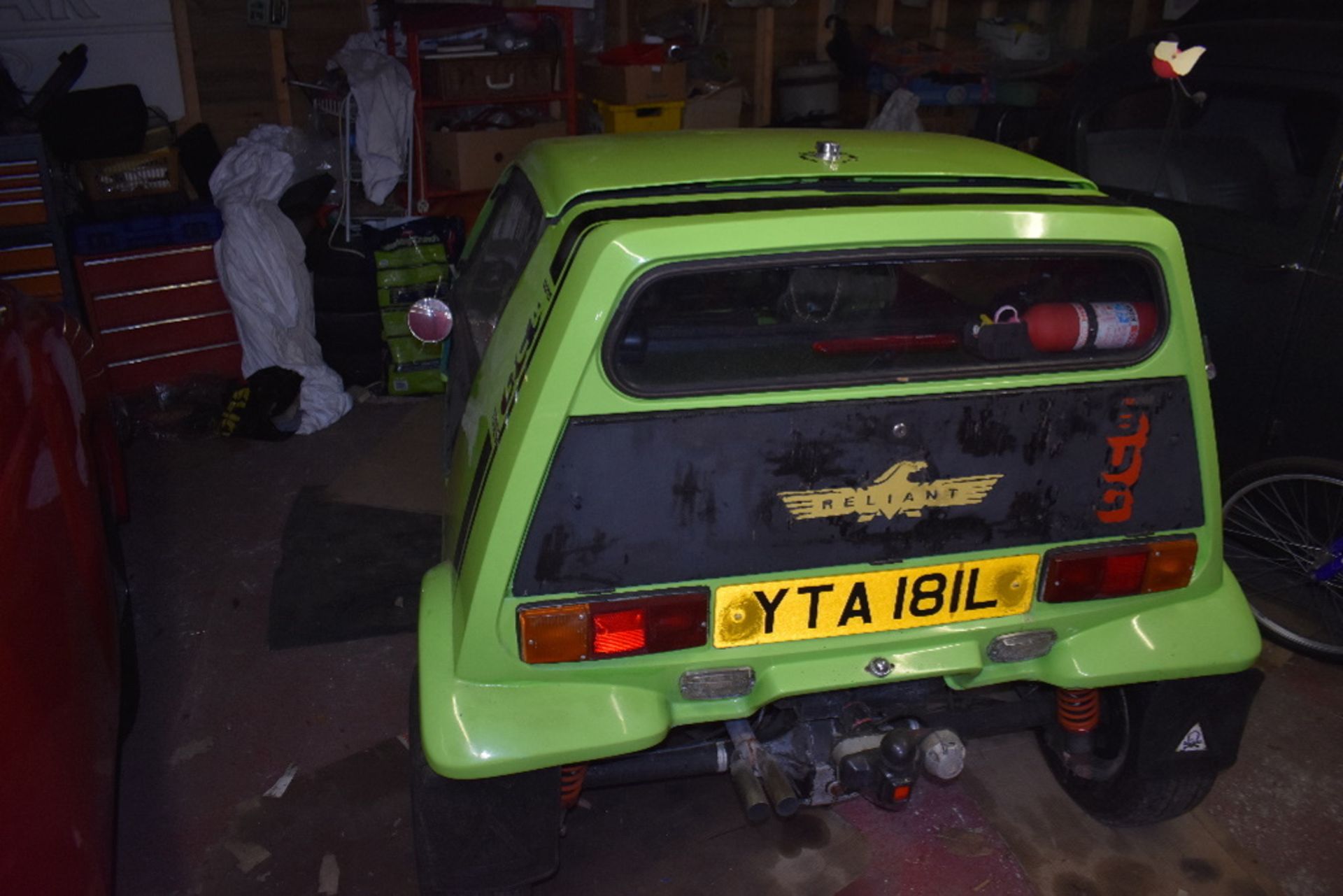 A 1972 Bond Bug 700ES, registration number YTA 181L, chassis number BB61884, Lime green. The - Image 2 of 7