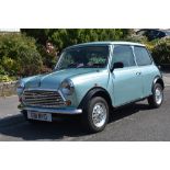 A 1987 Austin Rover Mini Mayfair automatic, registration number D81 NYD, chassis number SAXXL