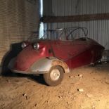 A 1959 Messerschmitt KR200 convertible project, registration number TNV 536, chassis number 69946,