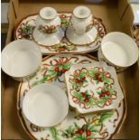 Assorted Tiffany & Co Tiffany Holiday tablewares in six Tiffany boxes (6)
