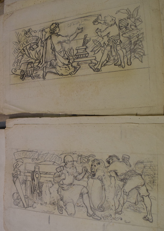 George Hodgson (1847-1921), a folio of drawings, sketches and illustrations (14) - Image 2 of 2