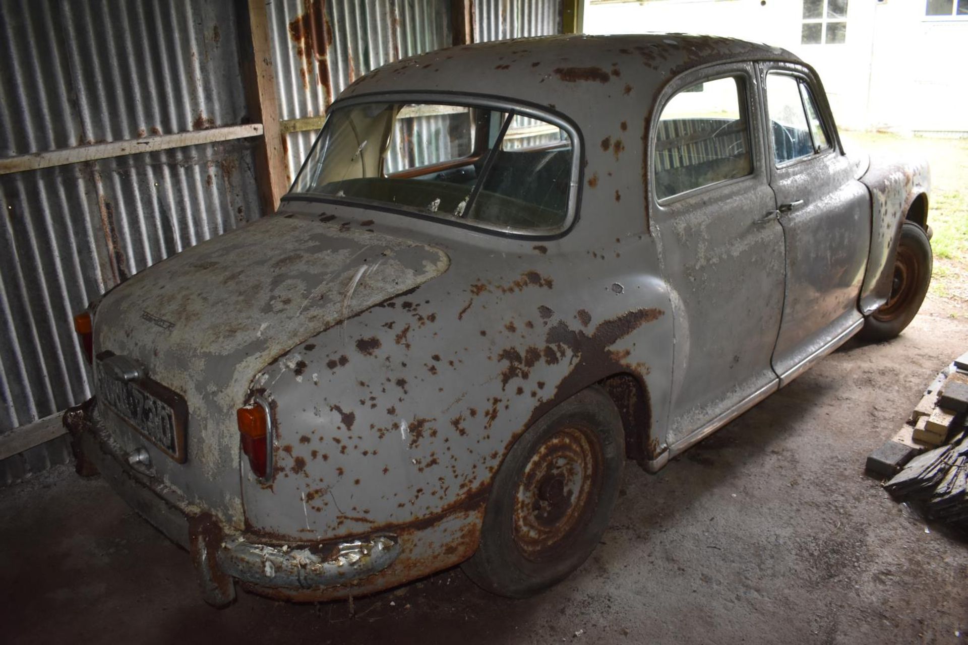 A 1957 Rover 105R project, registration number XRL 130, grey. The Rover 105R is one of the rarer - Image 3 of 6