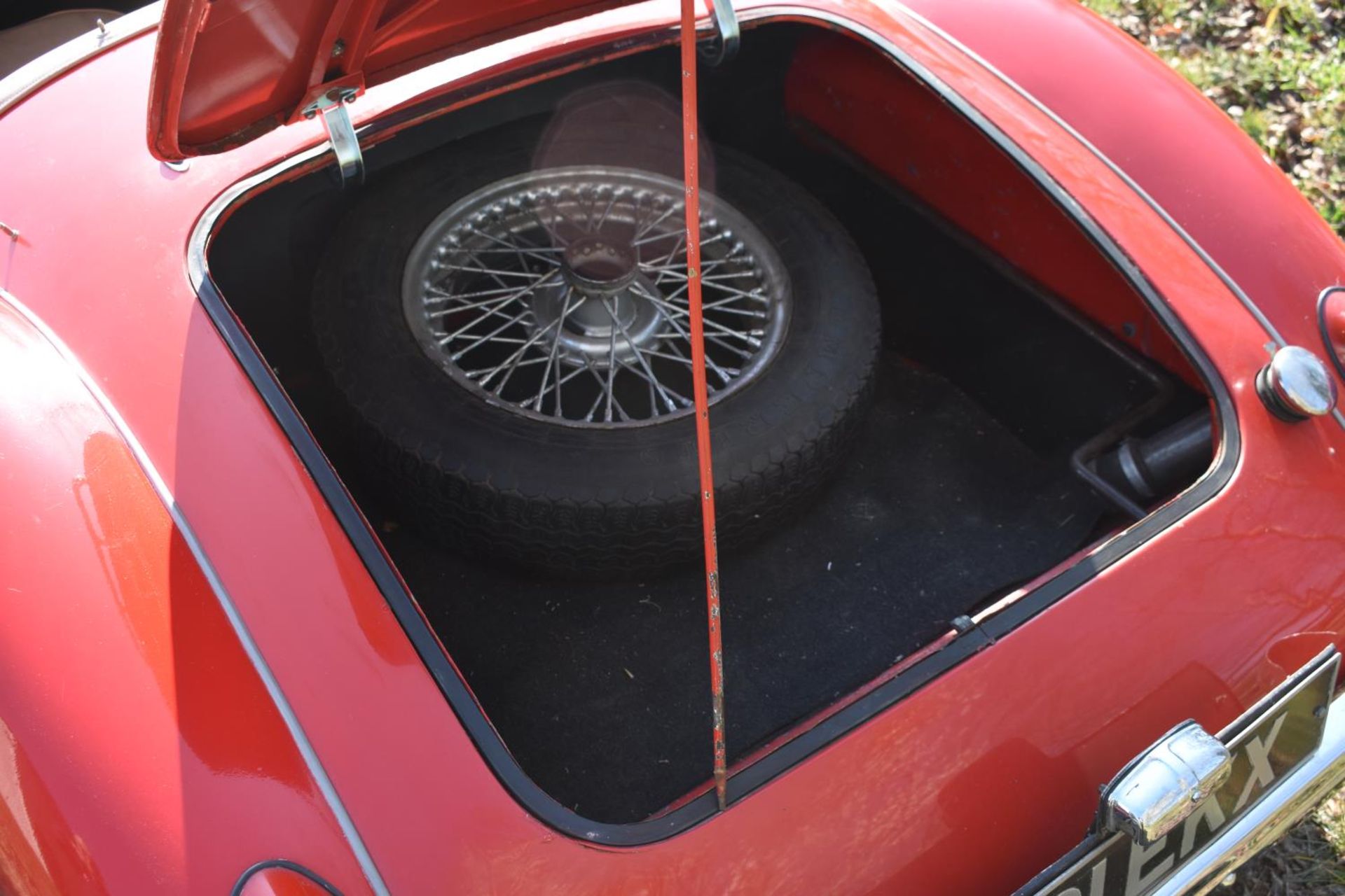 A 1956 MG A Roadster 1500, registration number 901 EKX, Chariot red. The all new MG A was launched - Image 4 of 6