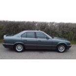 A 1989 BMW 525 SE, registration number F625 UHP, chassis number WBAHC22080BE13257, Dolphin grey