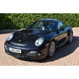 A 2010 Porsche 911 Turbo ( 997 ) registration number GU10 AVE, chassis number WP0ZZZ99ZAS761268,