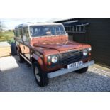 A 1983 Land Rover 110 V8 County Station Wagon, registration number A403 JSH, chassis number