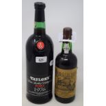 A magnum of Taylor's late bottled vintage port, 1976, and a bottle of Quinta da Casa Amarela port (