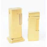 A Dunhill Tallboy cigarette lighter, and another Dunhill cigarette lighter (2)