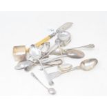 Assorted silver cutlery, approx. 9.3 ozt (weighable silver)