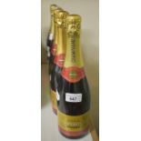 Three bottles of Bredon champagne, and three other bottles of sparkling wine (6)