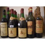 Six bottles of Beaune Moreau Fontaine, 1971, and nine other bottles (15) Report by GH The six