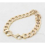 A 9ct gold bracelet, of good gauge, approx. 42.1 g Report by GH Light signs of use but generally