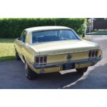 A 1968 Ford Mustang coupé 289 V8, registration number NSC 161F, chassis number 8R01C150713, engine