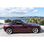 EXTRA LOT: A 2003 BMW Z4 3.0i convertible, registration number BIJ 7895, chassis number