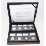 A United Kingdom Specimen Year Coin Set, 2016 Datestamp, boxed with certificates, and a Battle of