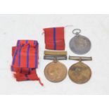 A group of three Metropolitan Police medals, awarded to PS J Johnson, comprising a QV Jubilee