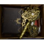 Three late Victorian/Edwardian photograph albums, assorted stamps in an album, presentation packs,
