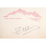 An impressive album of autographs collected by Mr Richard Newcombe, comprising approx. 70