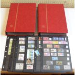 Assorted QEII commemoratives, in two stock books and bond stock cards (box)
