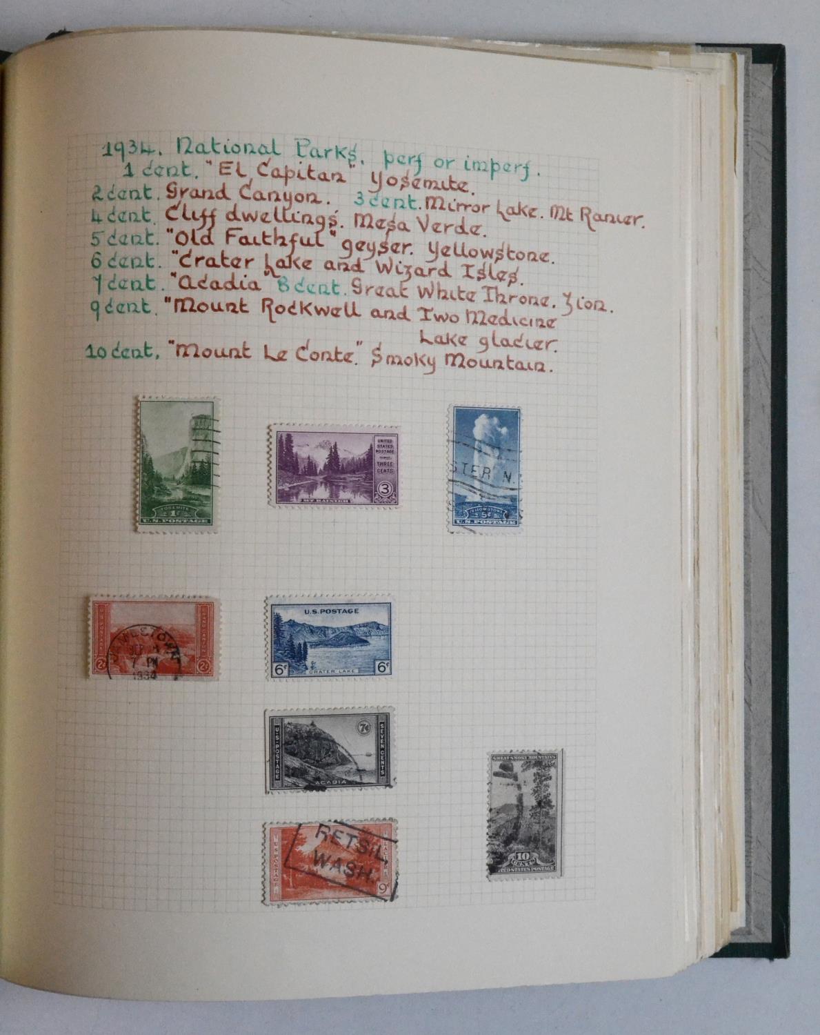 An album of North America stamps, neatly written up, two albums of Canada, and three albums of USA - Image 3 of 5