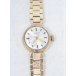 A lady's 9ct gold Pontiac wristwatch, watches, jewellery and other items Report GH The Pontiac watch